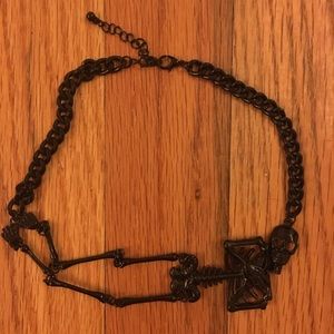 3 skull/beetle costume jewelry necklaces